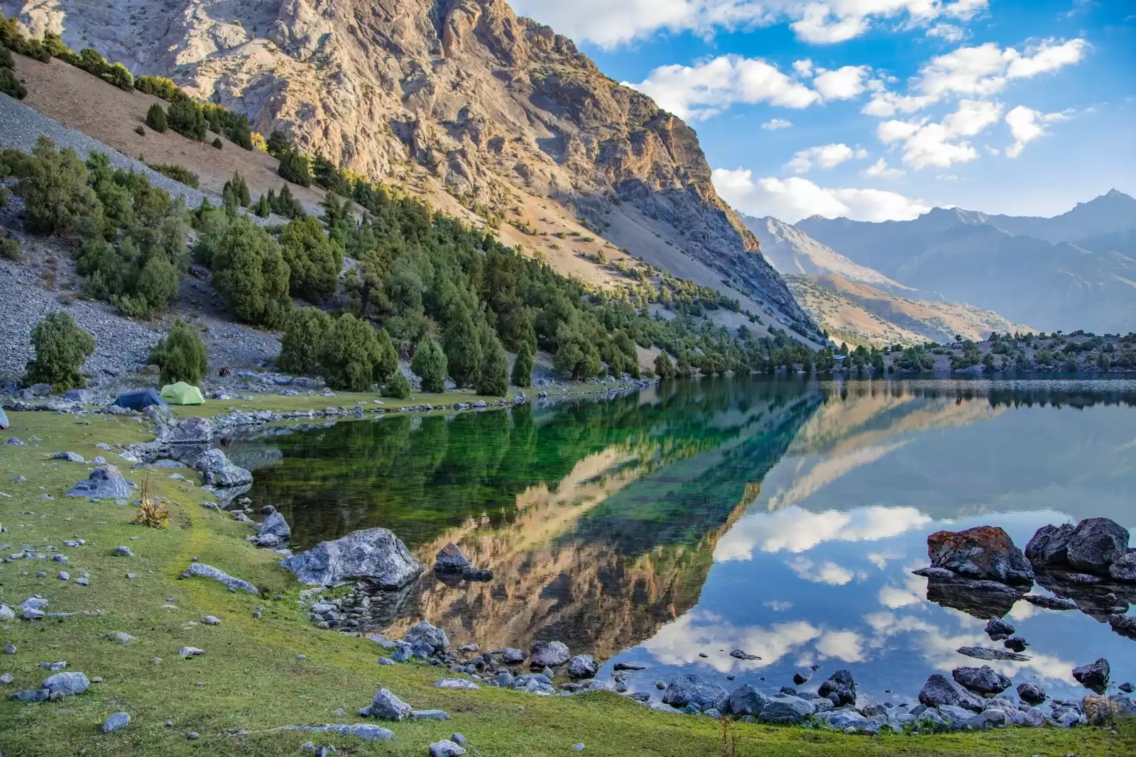 aloudin lake tajikistan