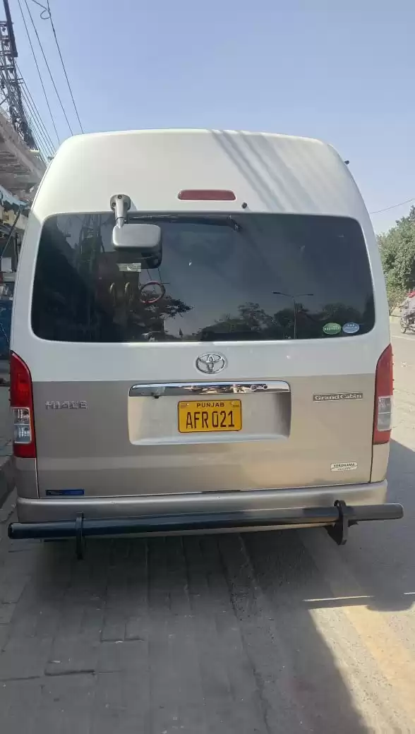 Driver With Toyota Hiace Grand Cabin