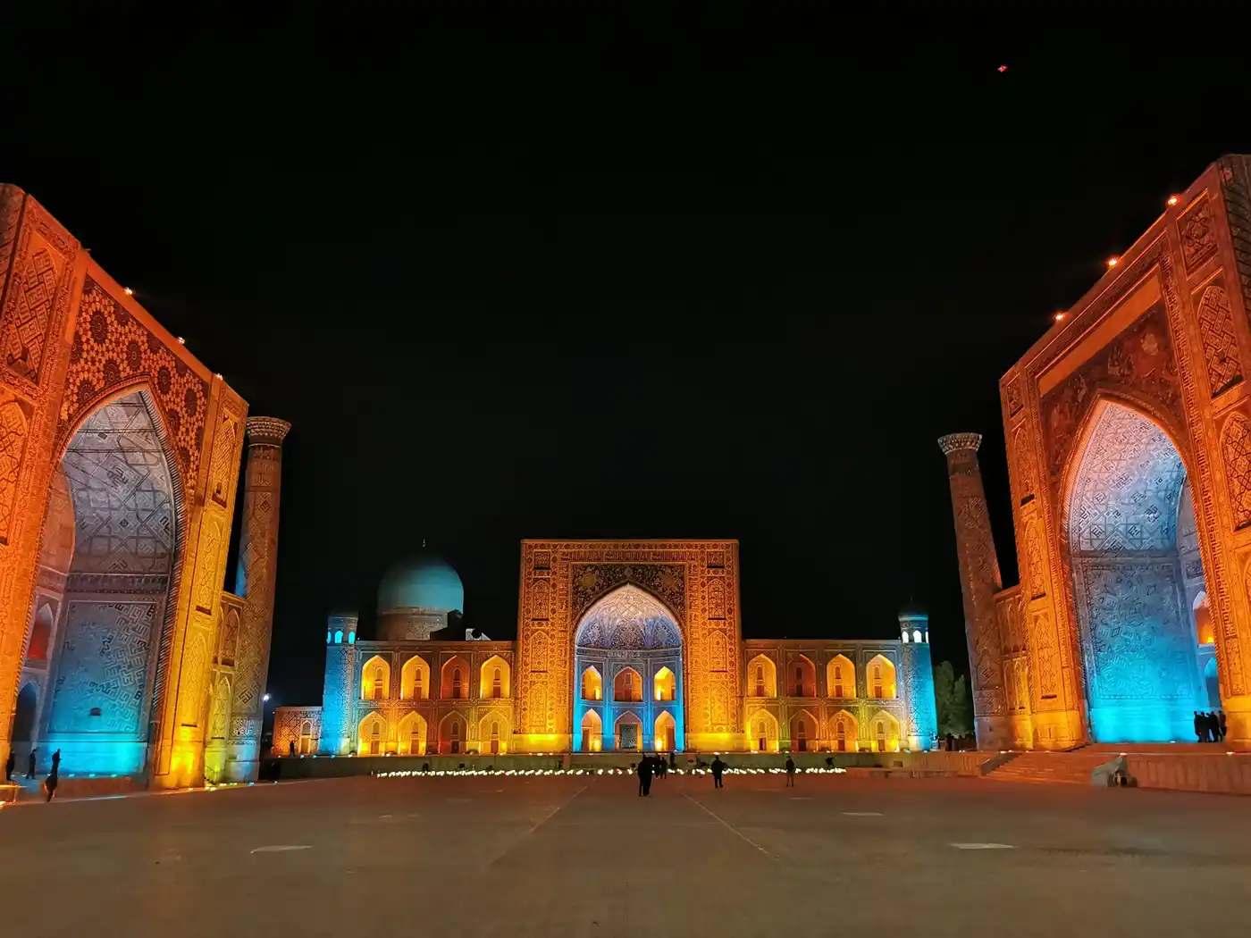 Evening Stroll Through Samarkand