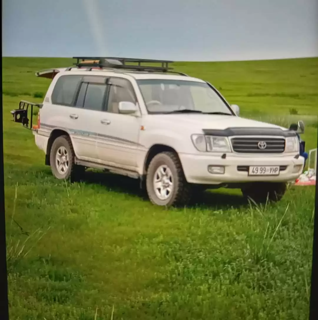 Mongolian Driver With 4wd Landcruiser 100