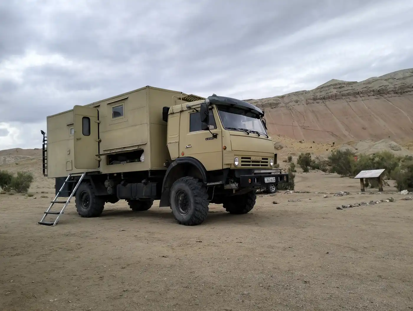 Camping Tour In Altyn Emel In 4wd Campervan
