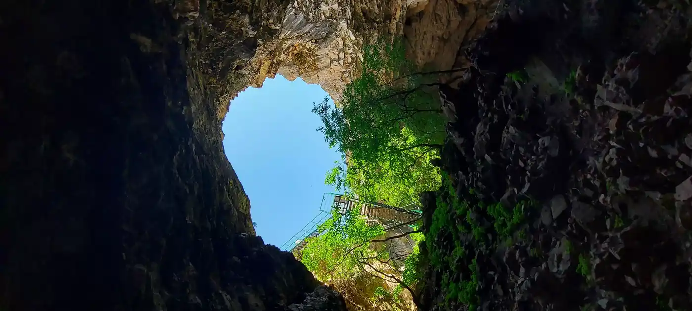 Akmeshit Cave With Underground Garden From Shymkent