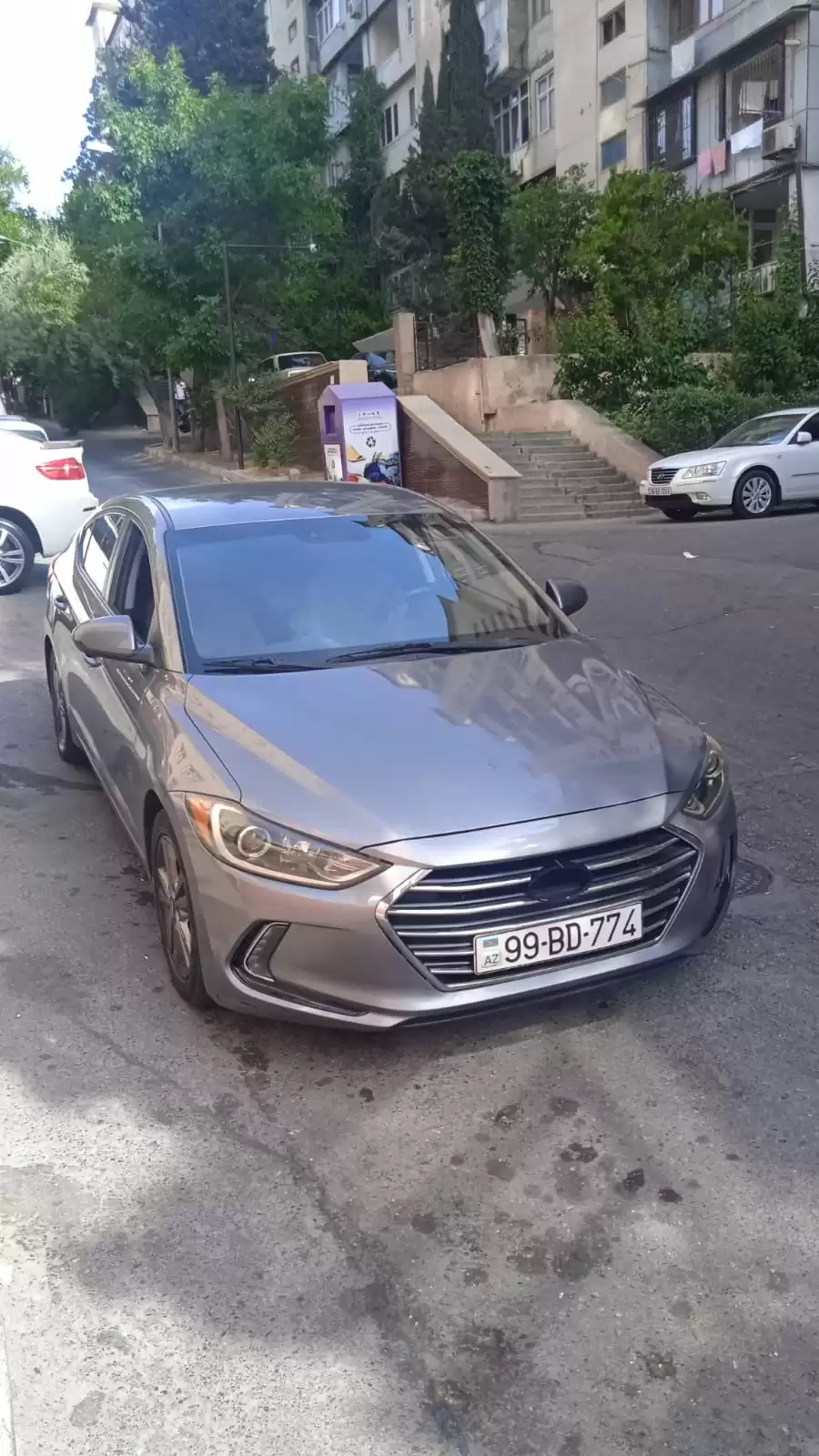 Driver And Car In Azerbaijan