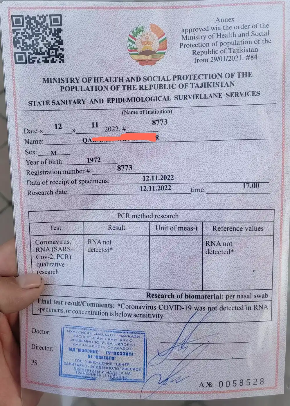 Help You With Pcr Test In Dushanbe Tajikistan