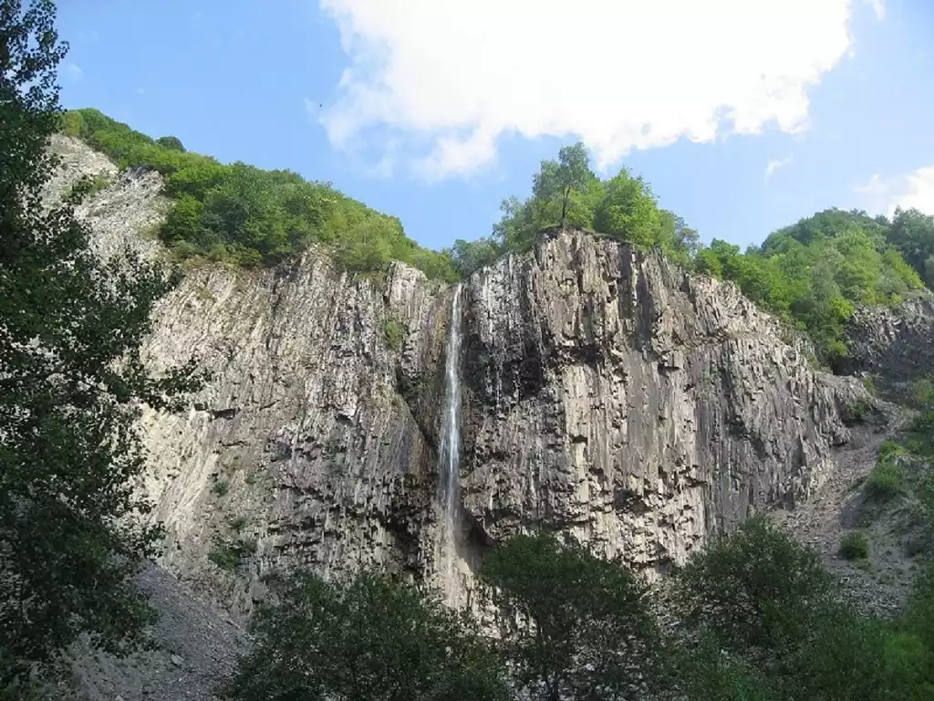 Highest Waterfall And Mystique Mountain
