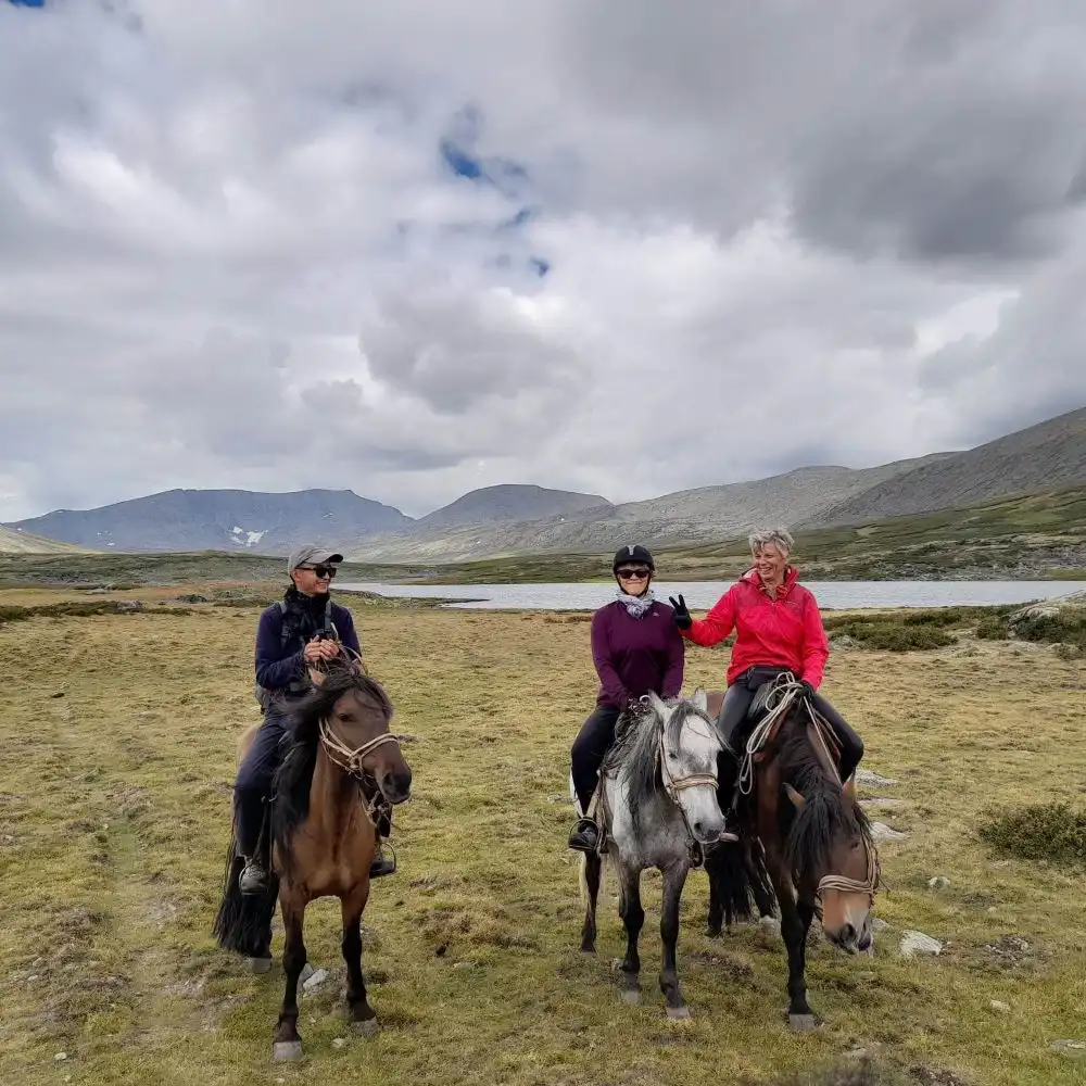 Horse Riding In Altai Mountains