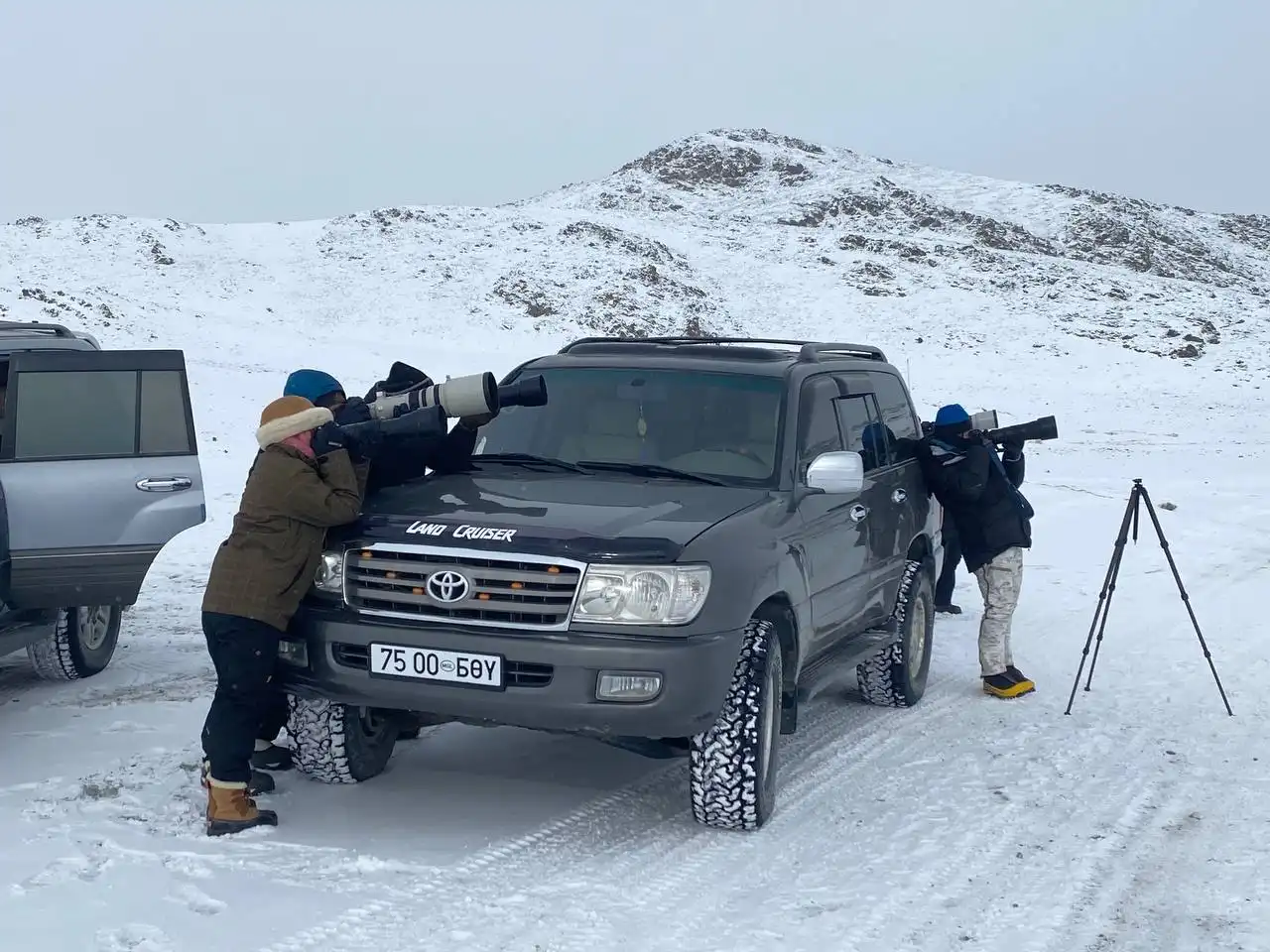 Local Driver With Land Cruiser 100 In Western Mongolia