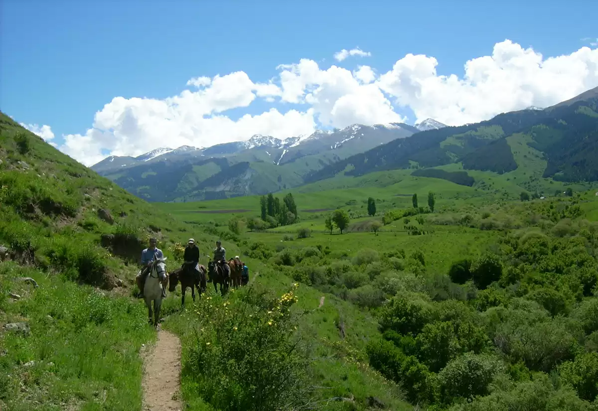 Horseriding In Chon Kemin National Park