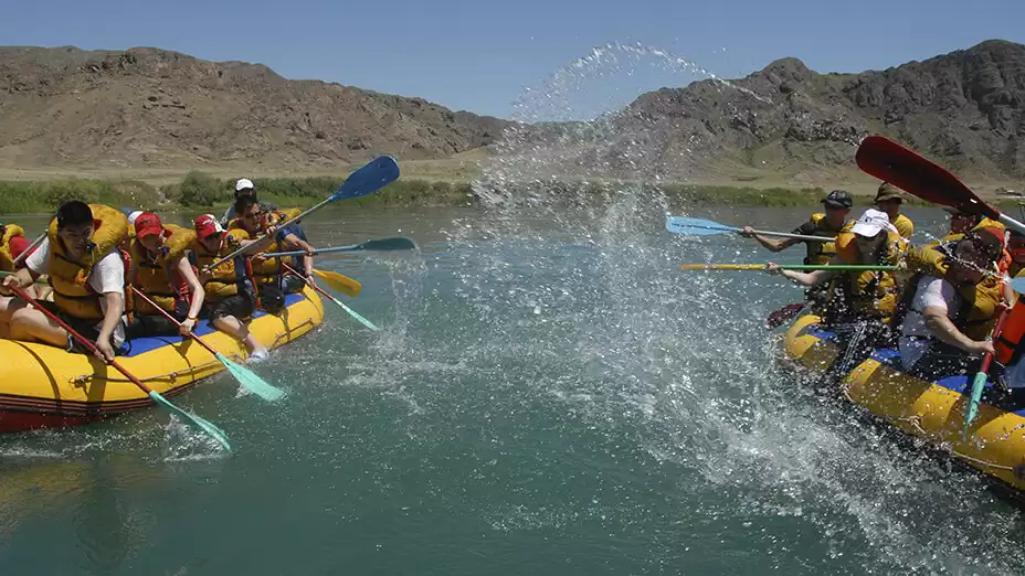 Rafting On Ili River