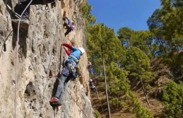 Rock Climbing And Camping At Hattiban