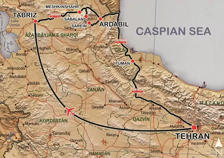 Sabalan Mountain Trekking Along   Nomad Tour Adventure