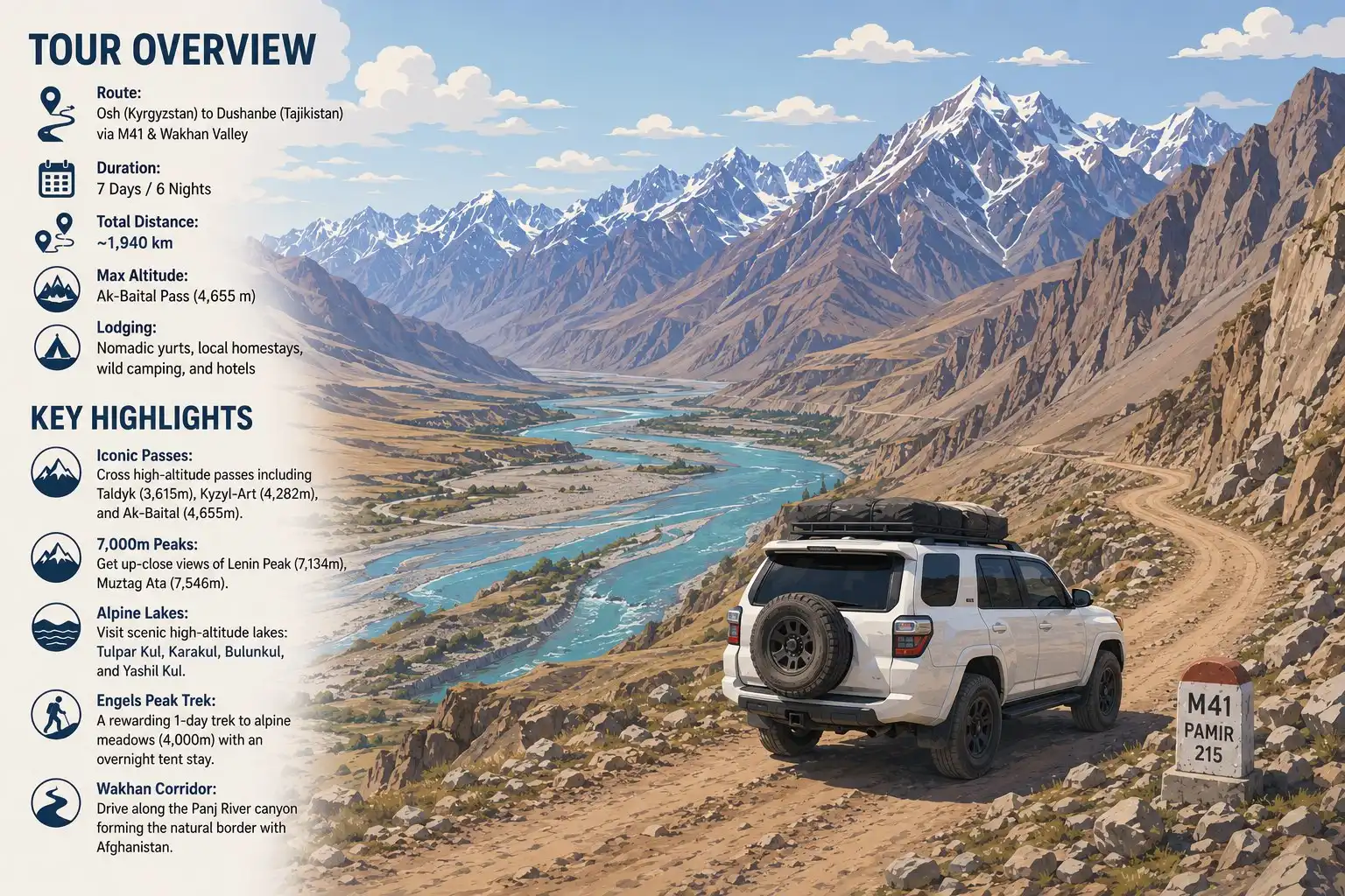 The Ultimate Pamir Highway Experience (Osh – Dushanbe)