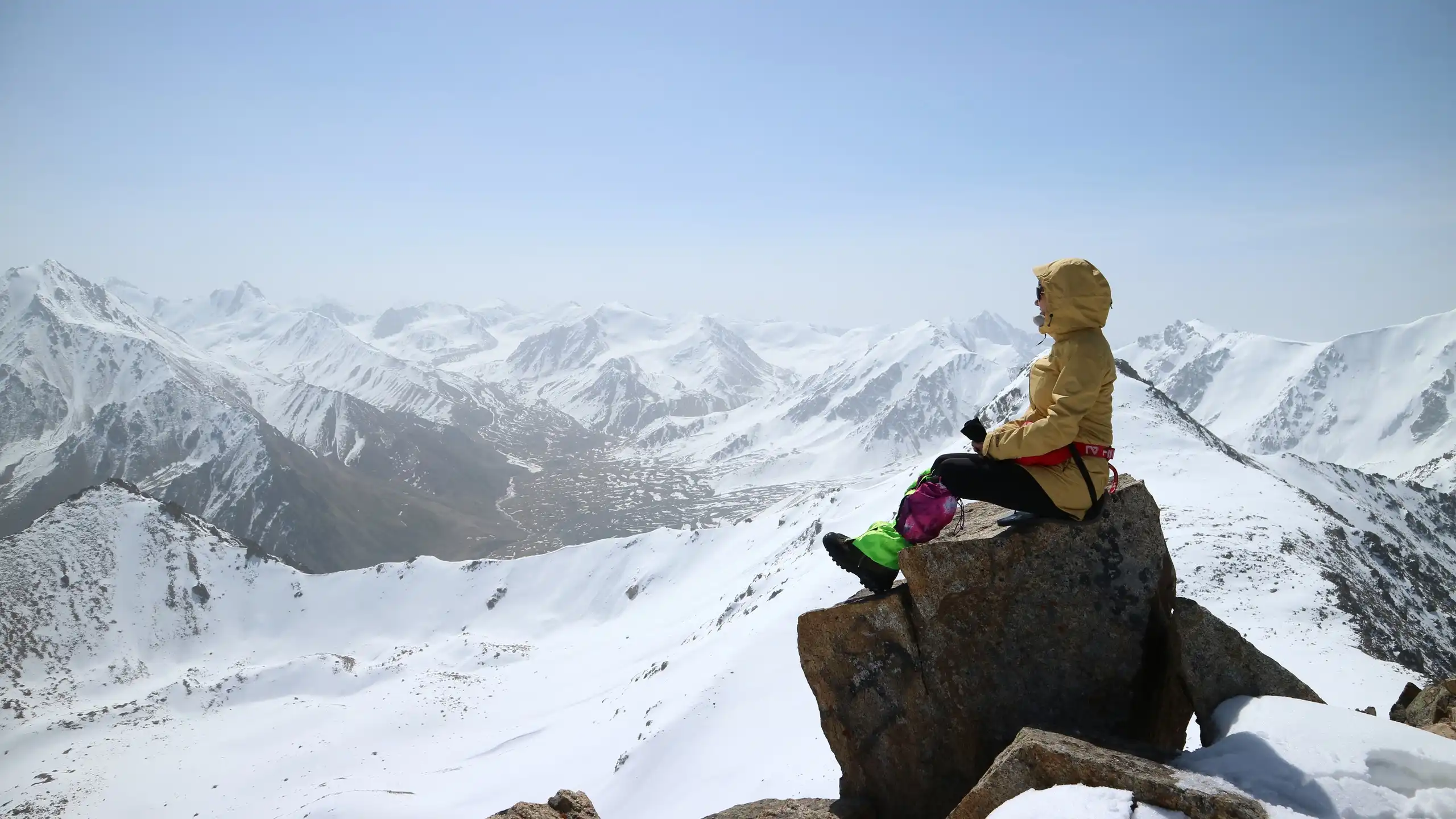 Tourist Peak 3954m And Big Almaty Lake