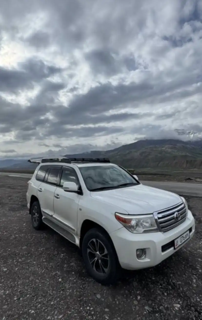 Toyota Land Cruiser 200 With Driver For Private Tours In Kyrgyzstan  Comfortable And Reliable 4x4 Vehicle With An Experienced Local Driver