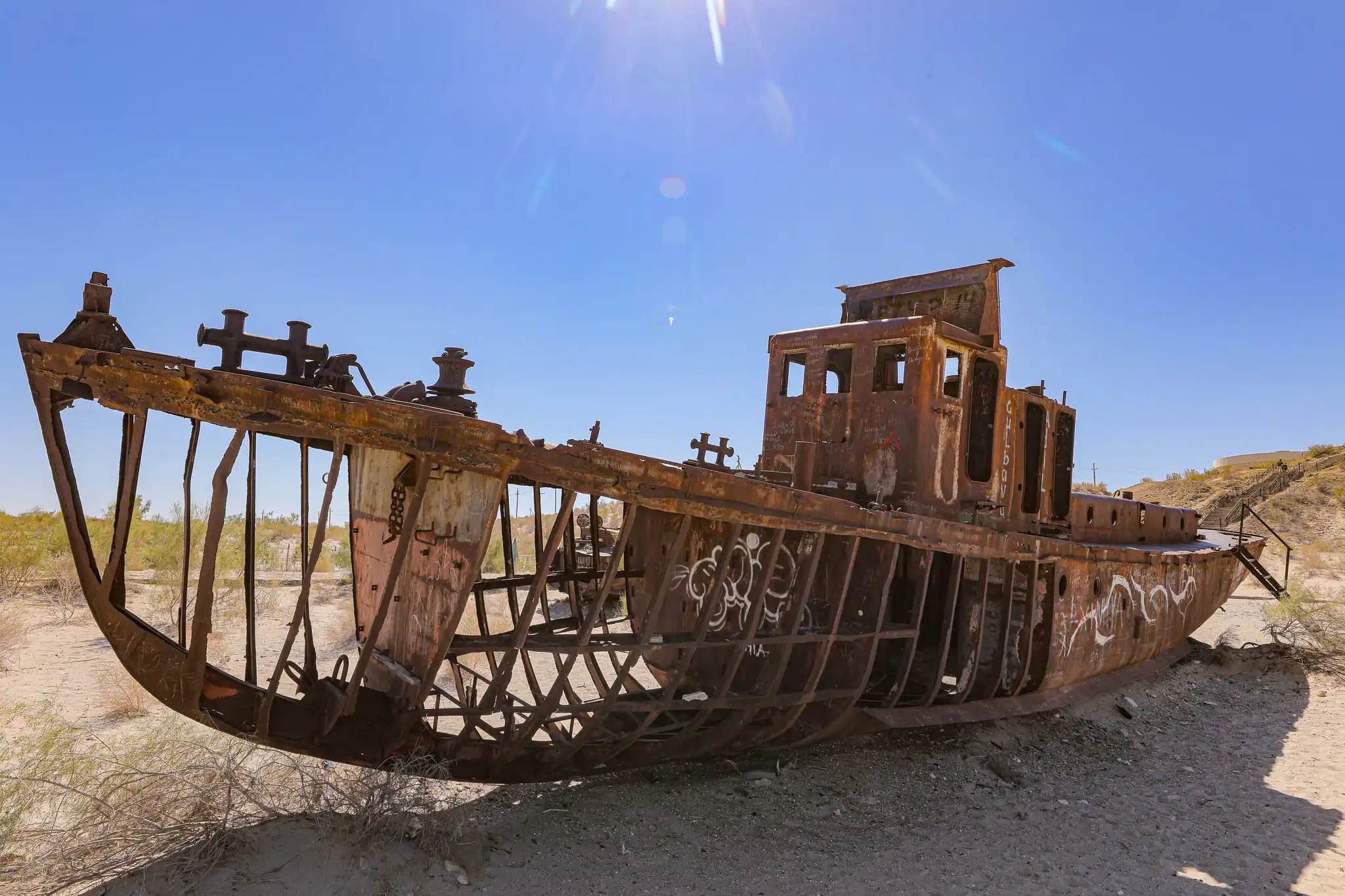 2-day Aral Sea Expedition (From Nukus)  Ship Cemetery • Ustyurt Plateau • Yurt Stay • Desert Lakes • Remote Villages