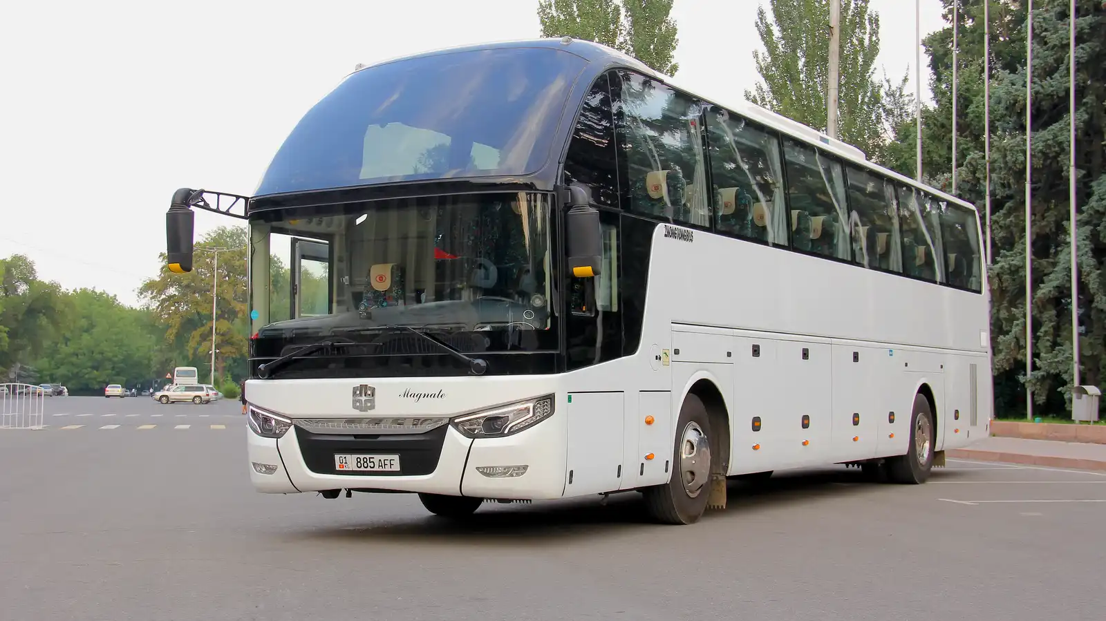 Private Transfer: Bishkek ↔ Bosteri (Issyk-kul) Bus (50/43/34 Seats)